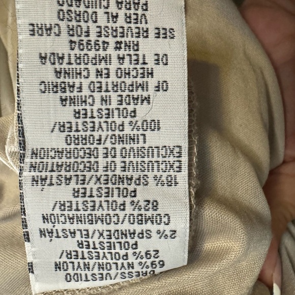 R&M Richards formal gown dress with lace and pearls size 6, - Picture 12 of 12